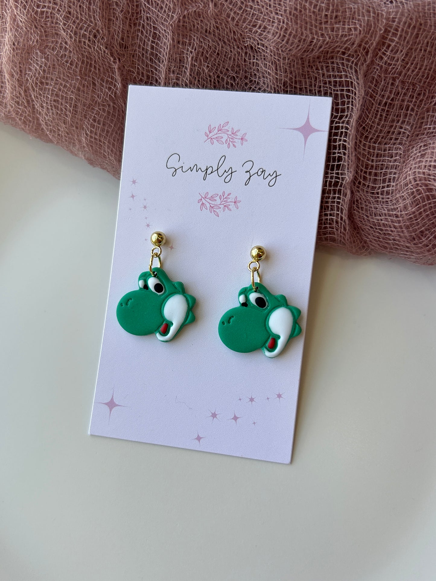 Dino earrings