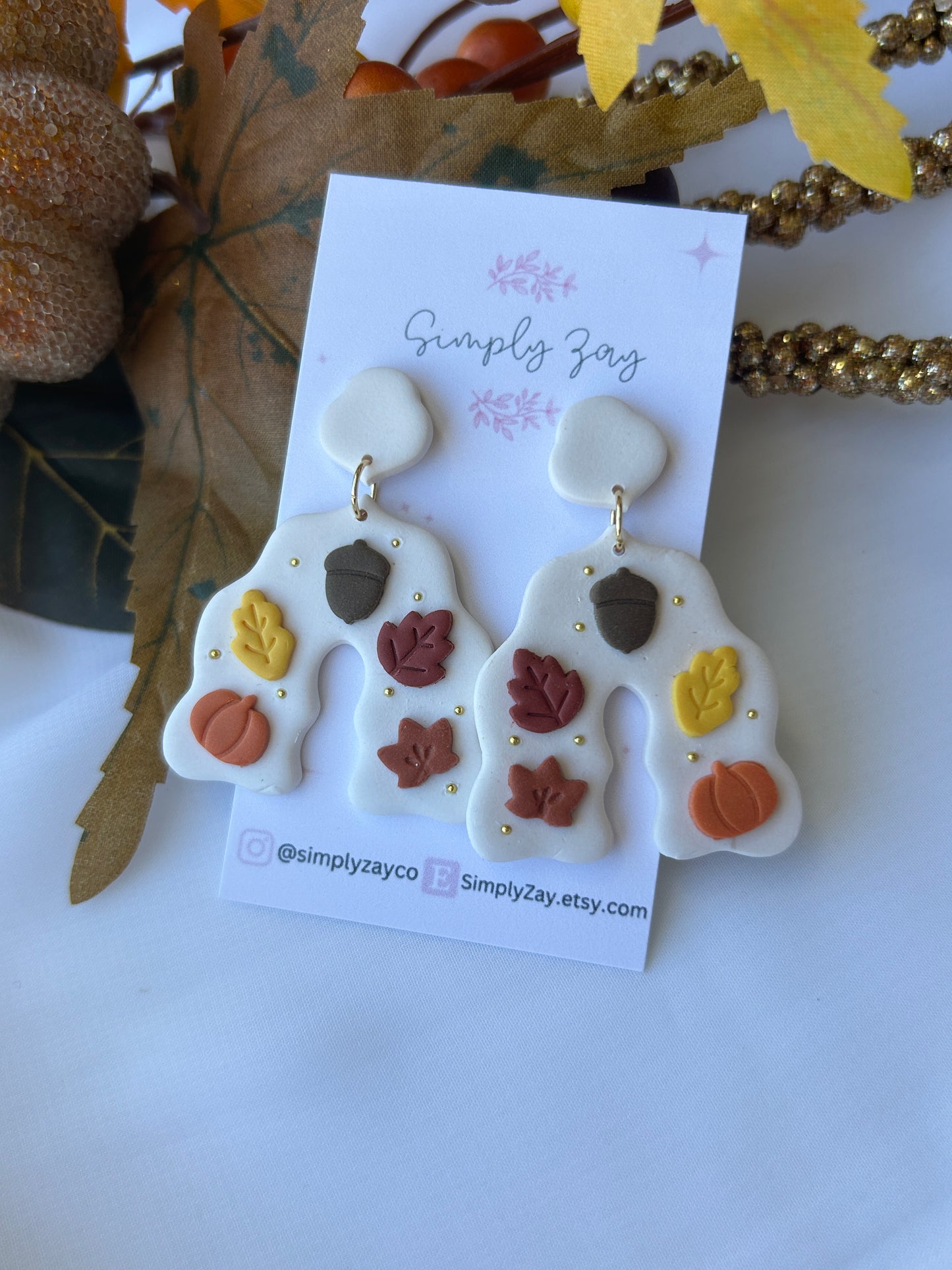 Fall Arch Earrings