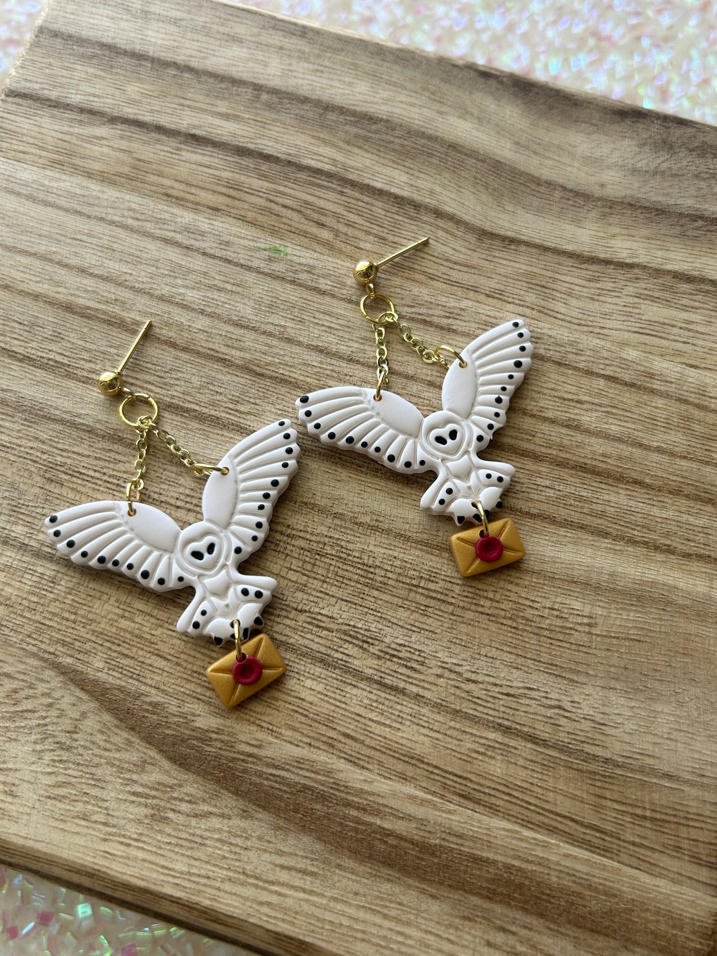 Owl Mail Earrings