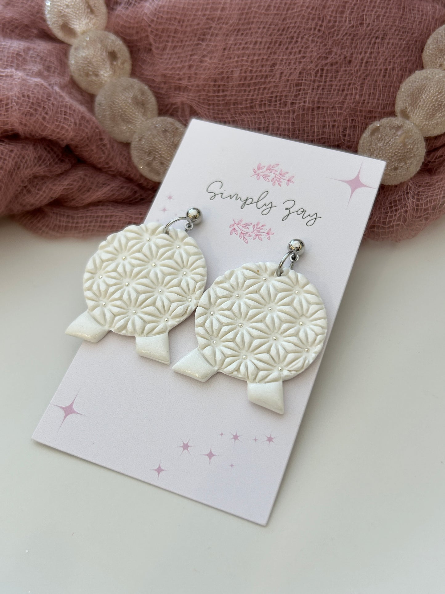 Spaceship Earth Earrings