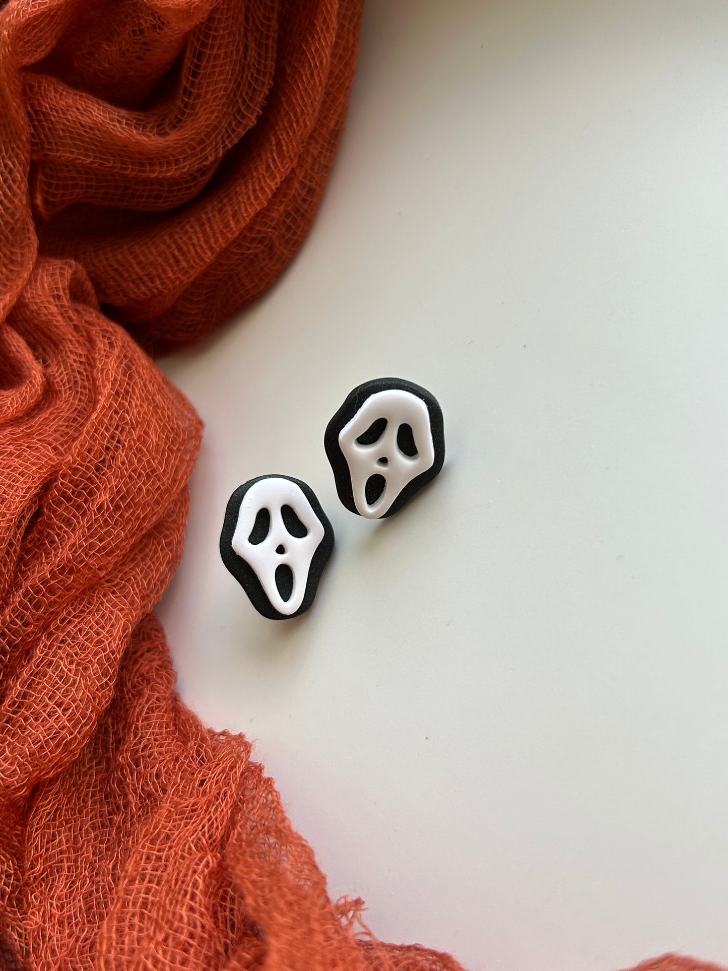Ghost Face Studs