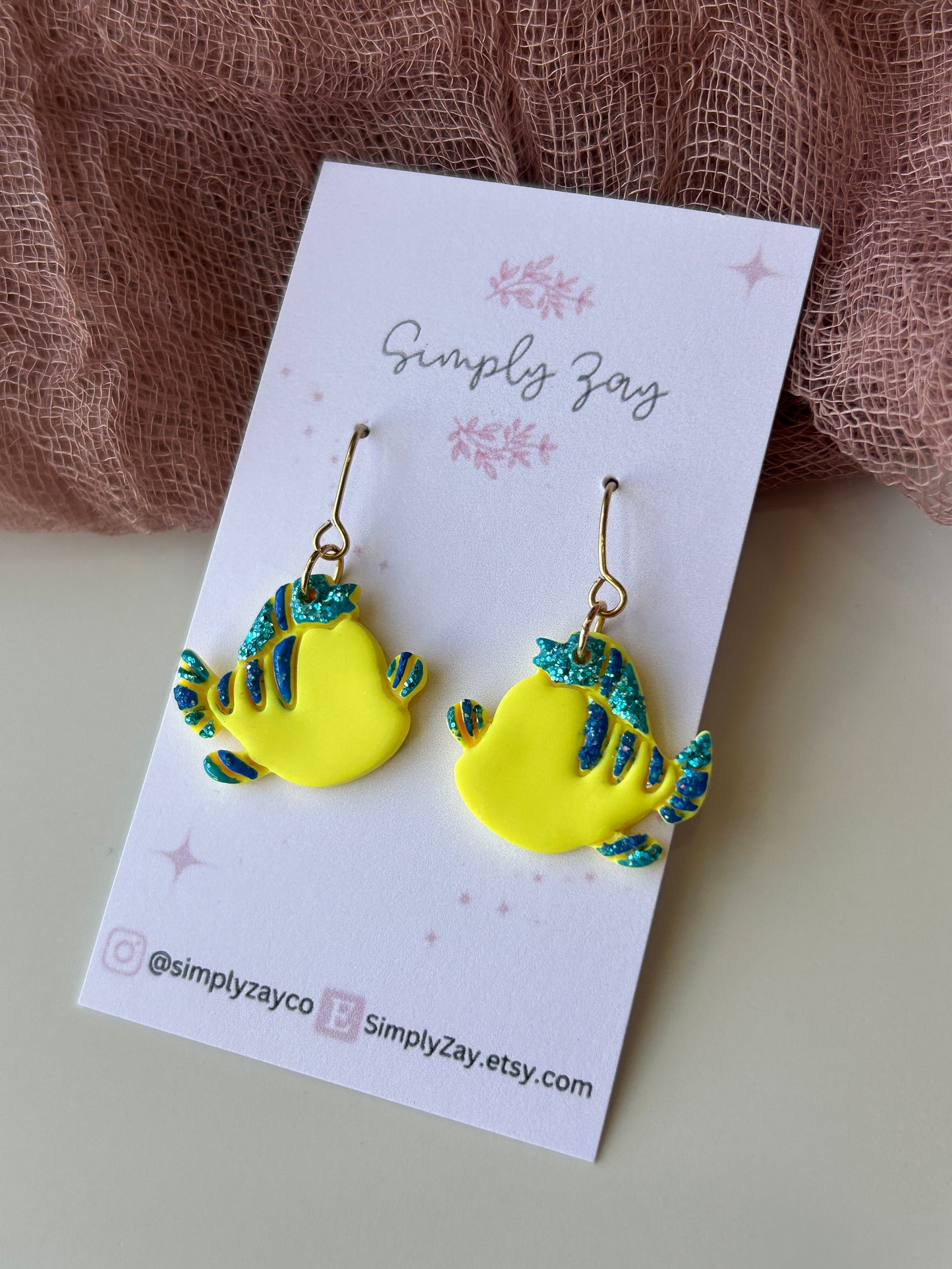 Guppy Fish Earrings