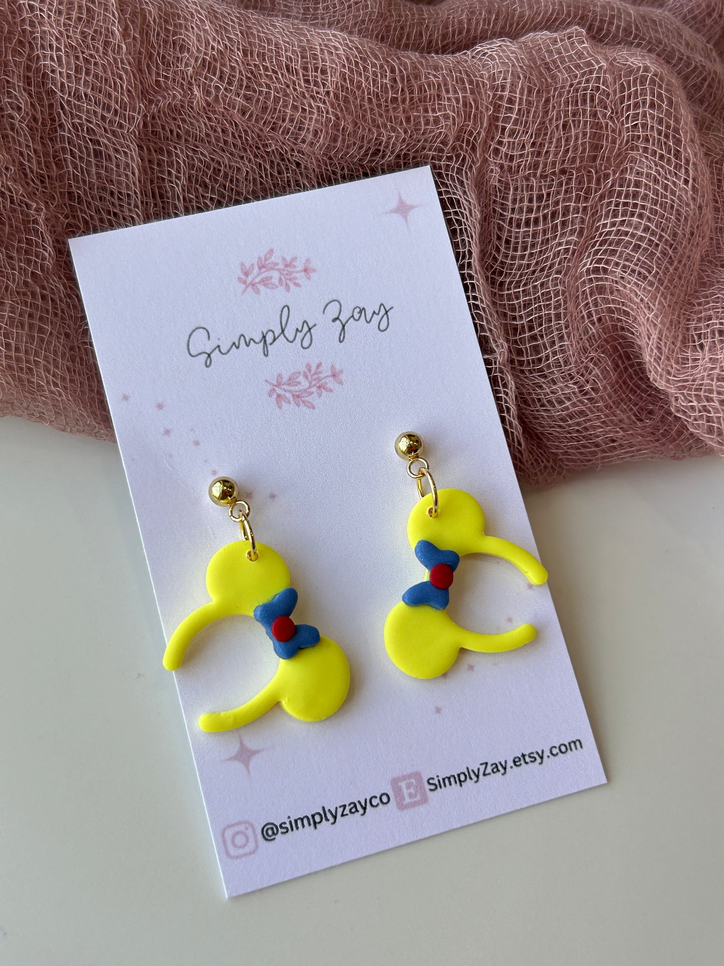 Mouse Headband Earrings