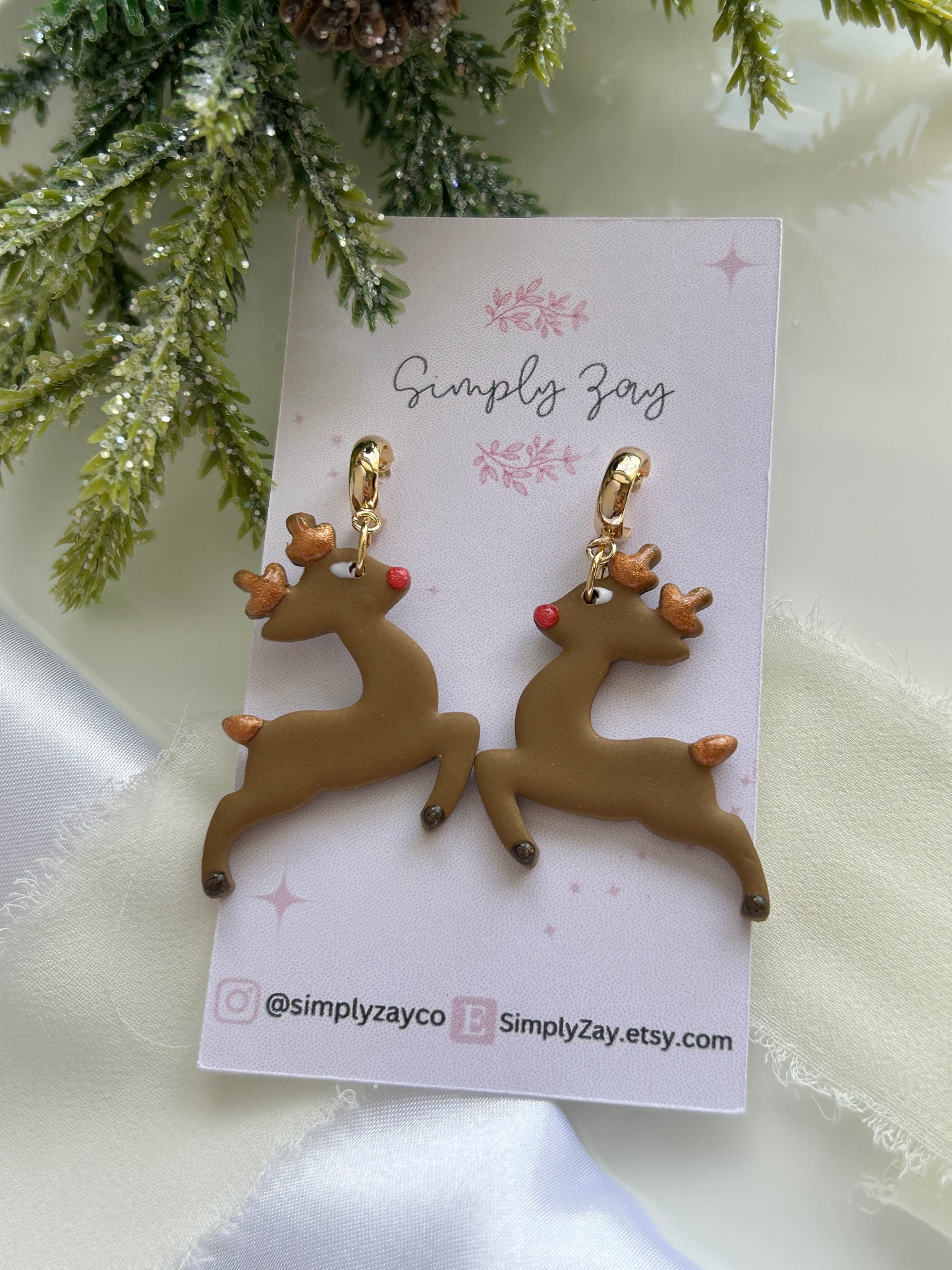 Reindeer Winter Dangles