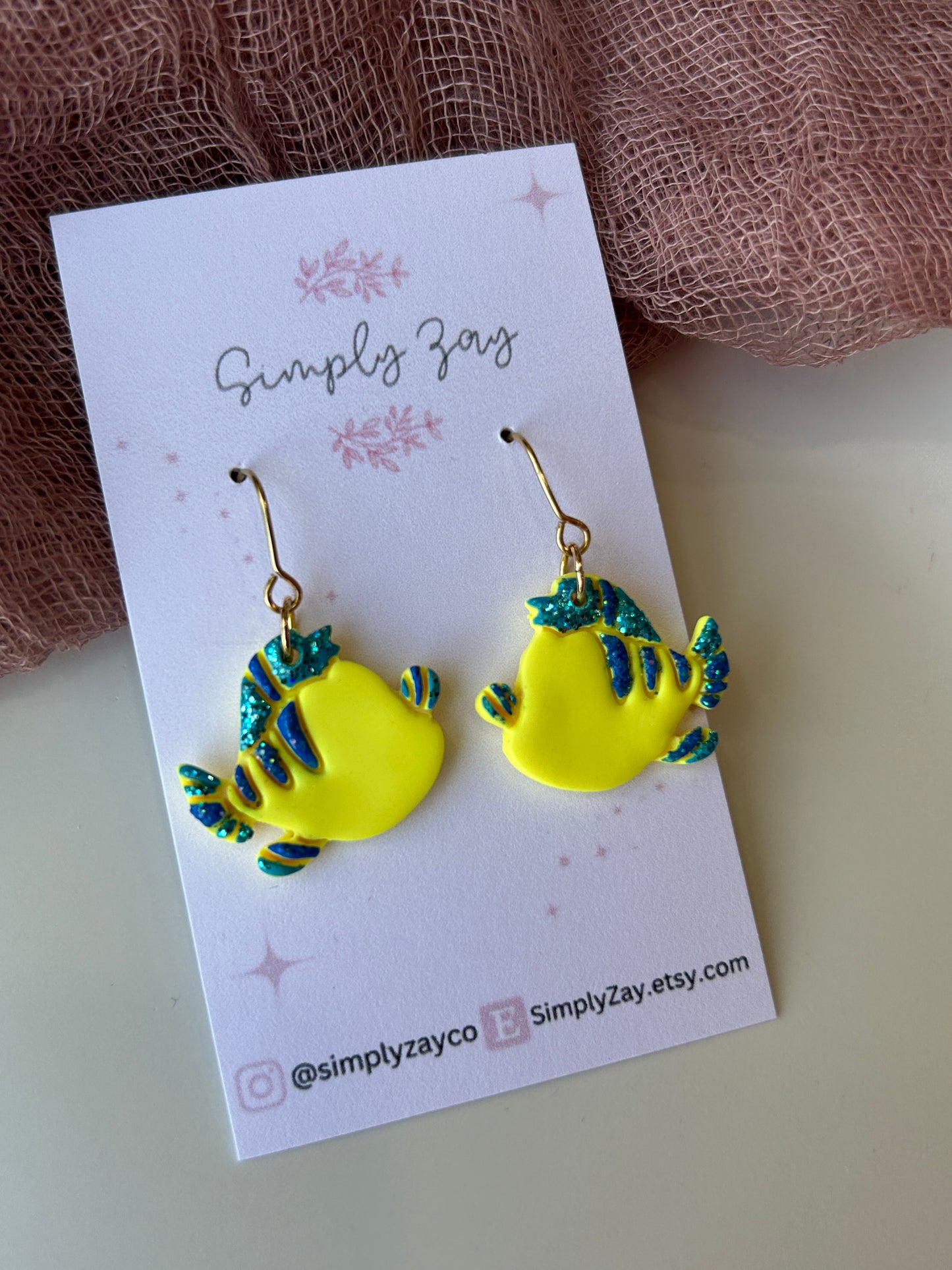 Guppy Fish Earrings