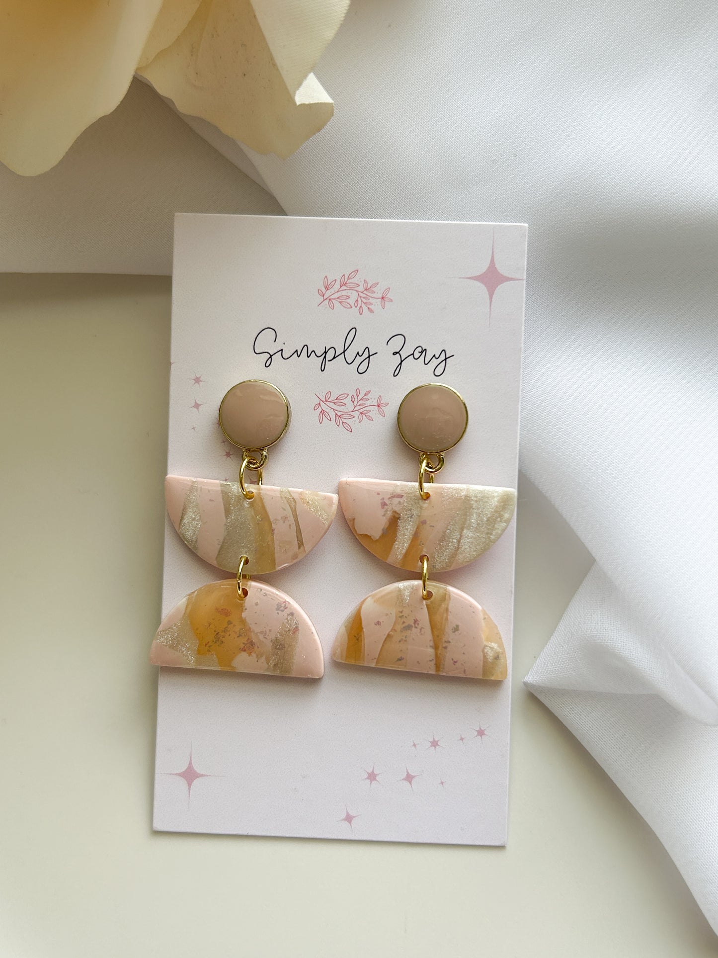 Blush Terrazzo Arch Drops