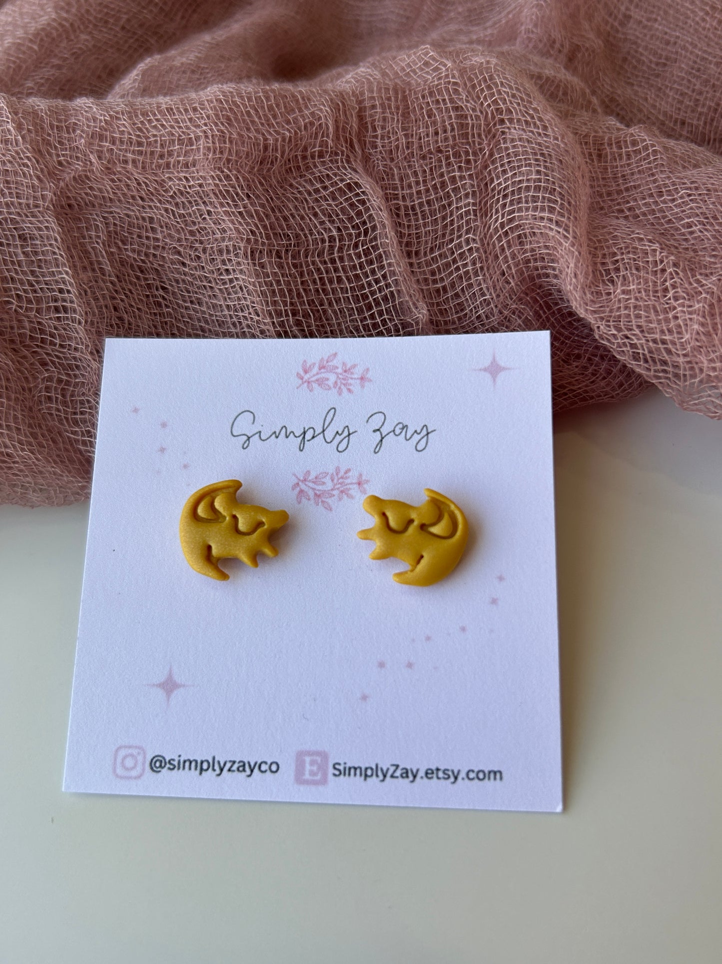 Lion Cub Earrings
