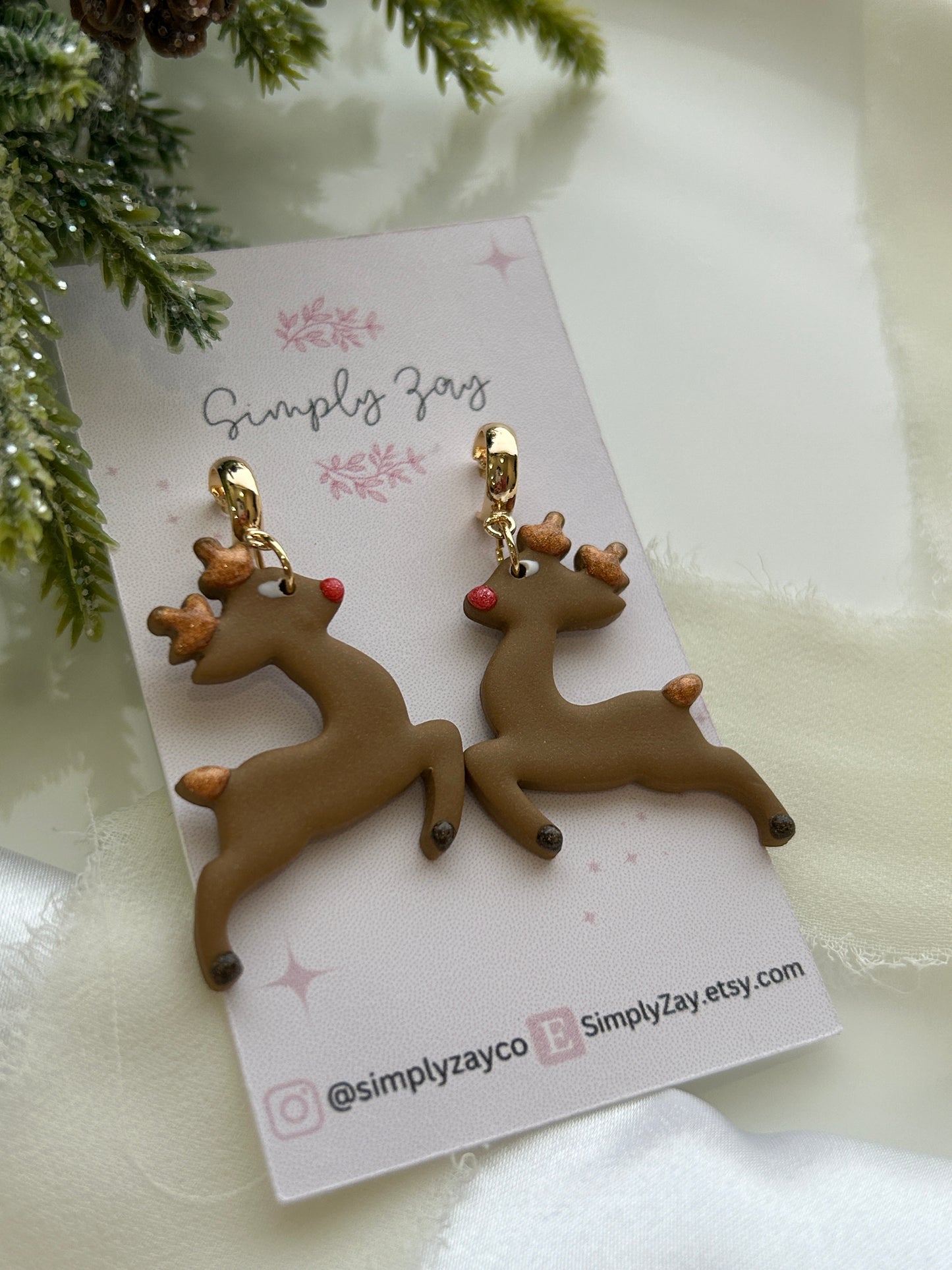 Reindeer Winter Dangles