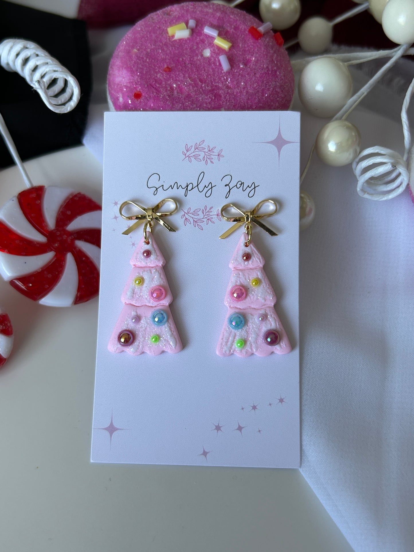 Winter Wonderland Tree Earrings