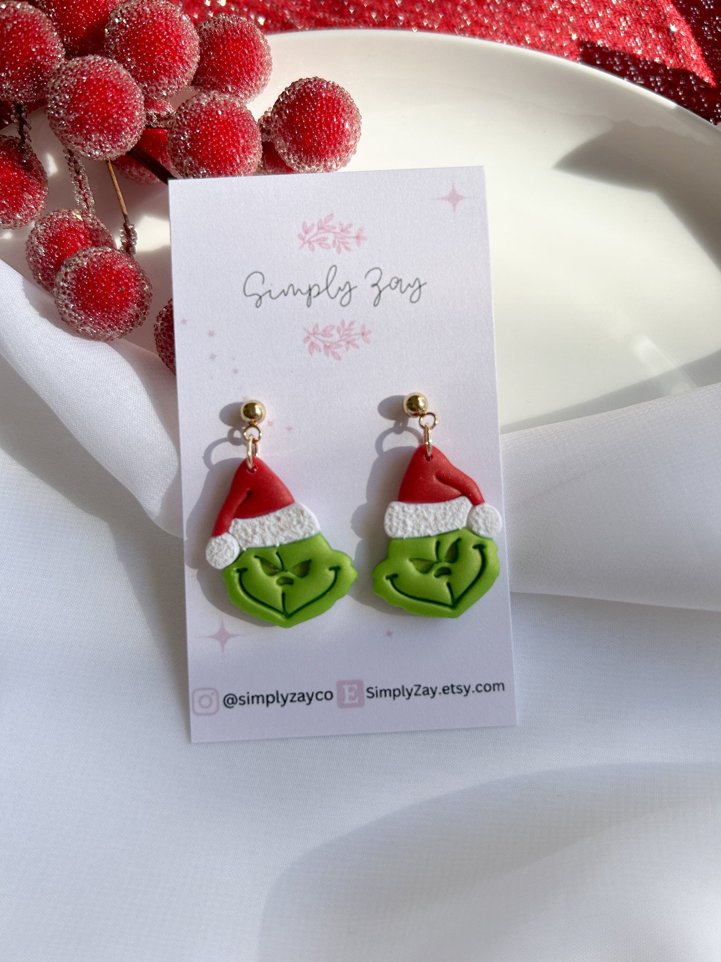 Grinchy Earrings