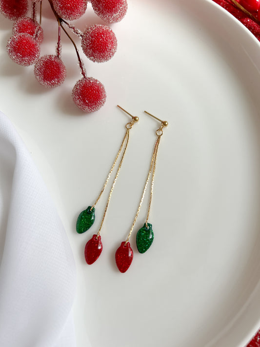 Christmas Lights Earrings