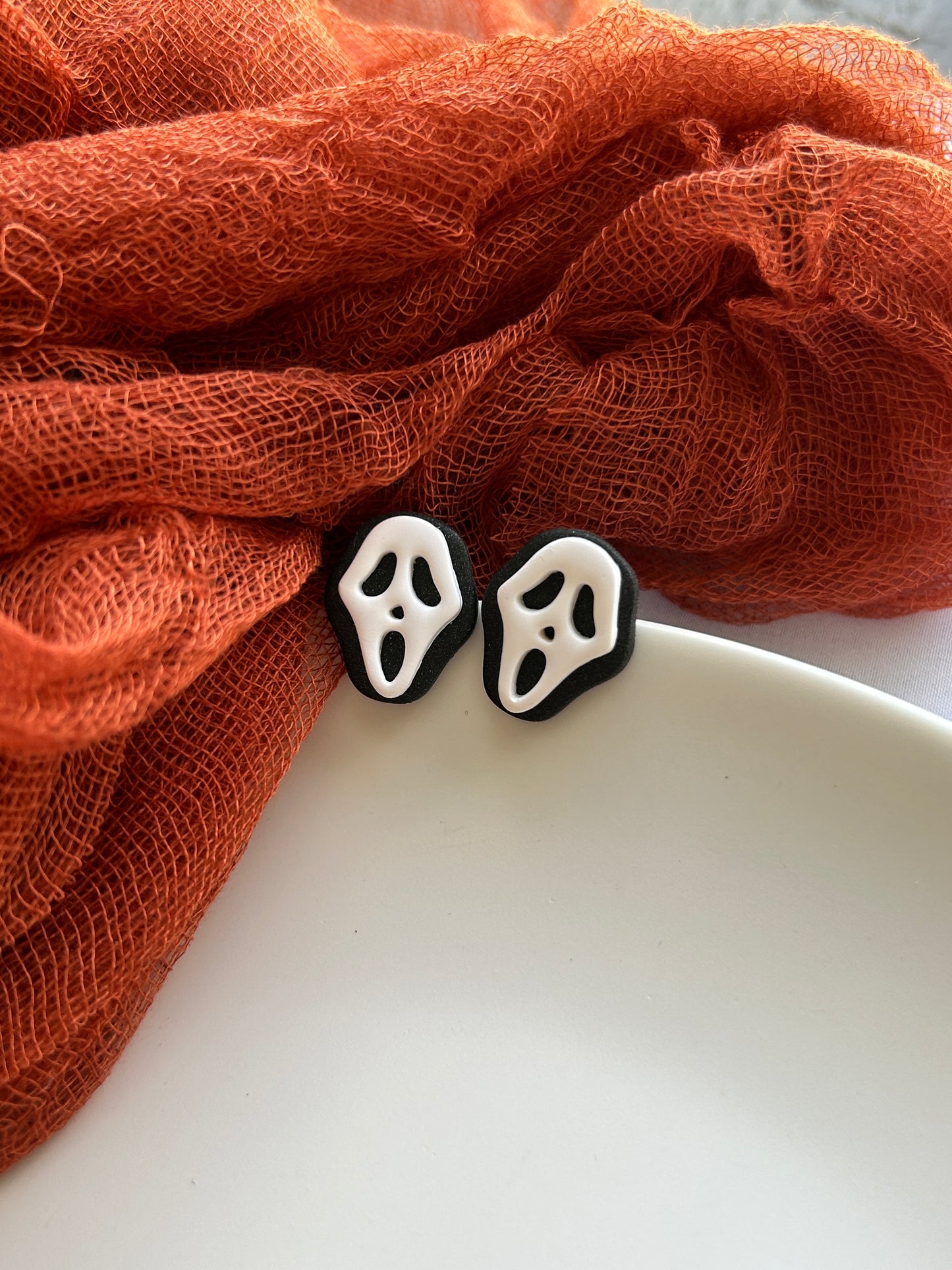 Ghost Face Studs