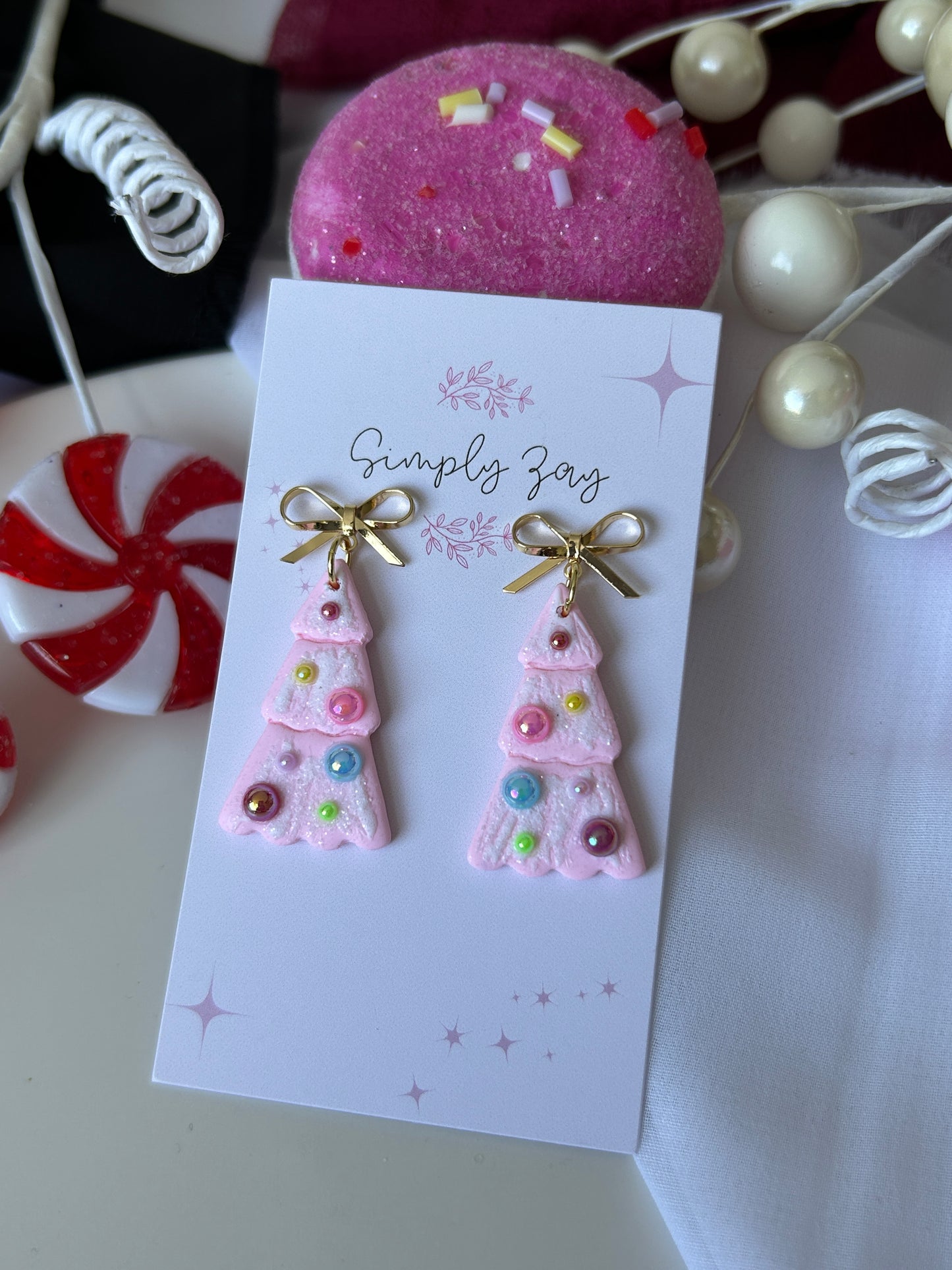 Winter Wonderland Tree Earrings