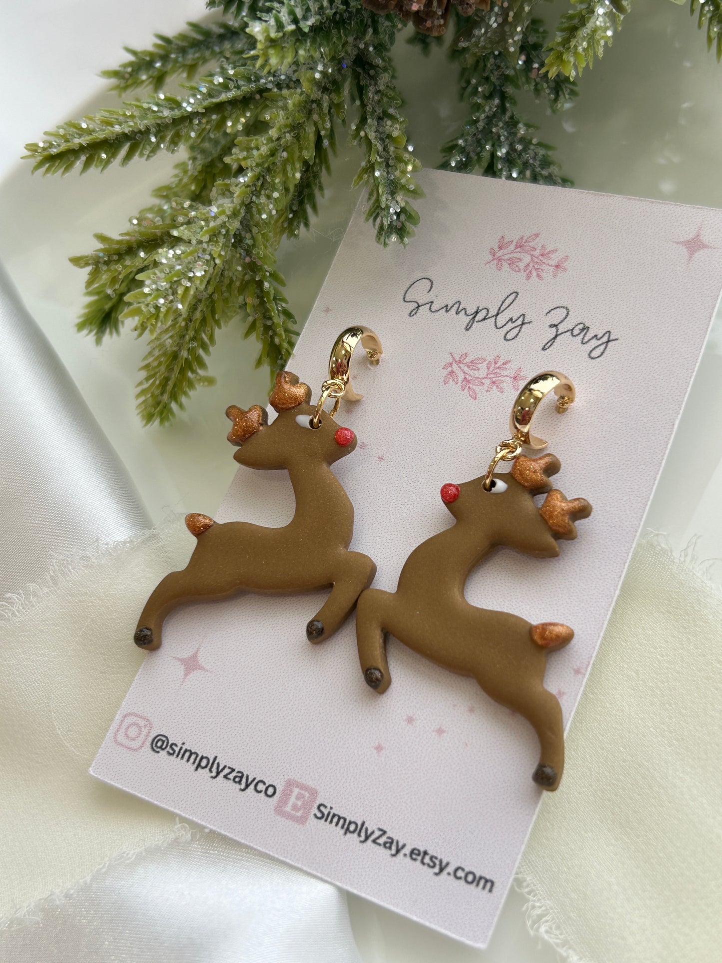 Reindeer Winter Dangles
