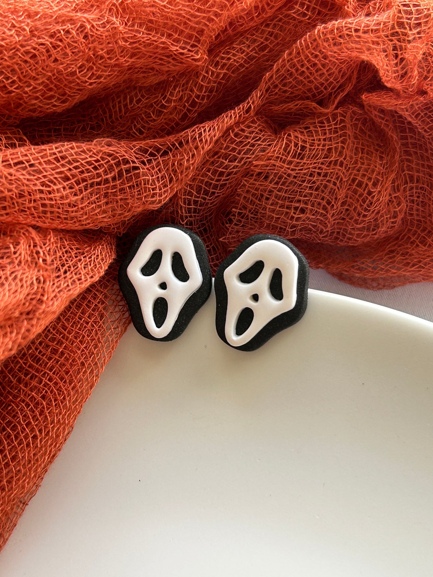Ghost Face Studs