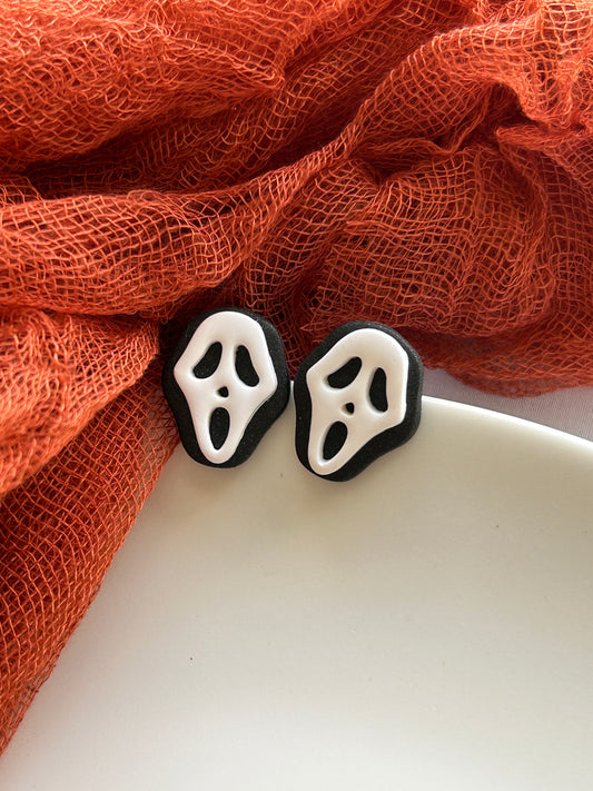 Ghost Face Studs