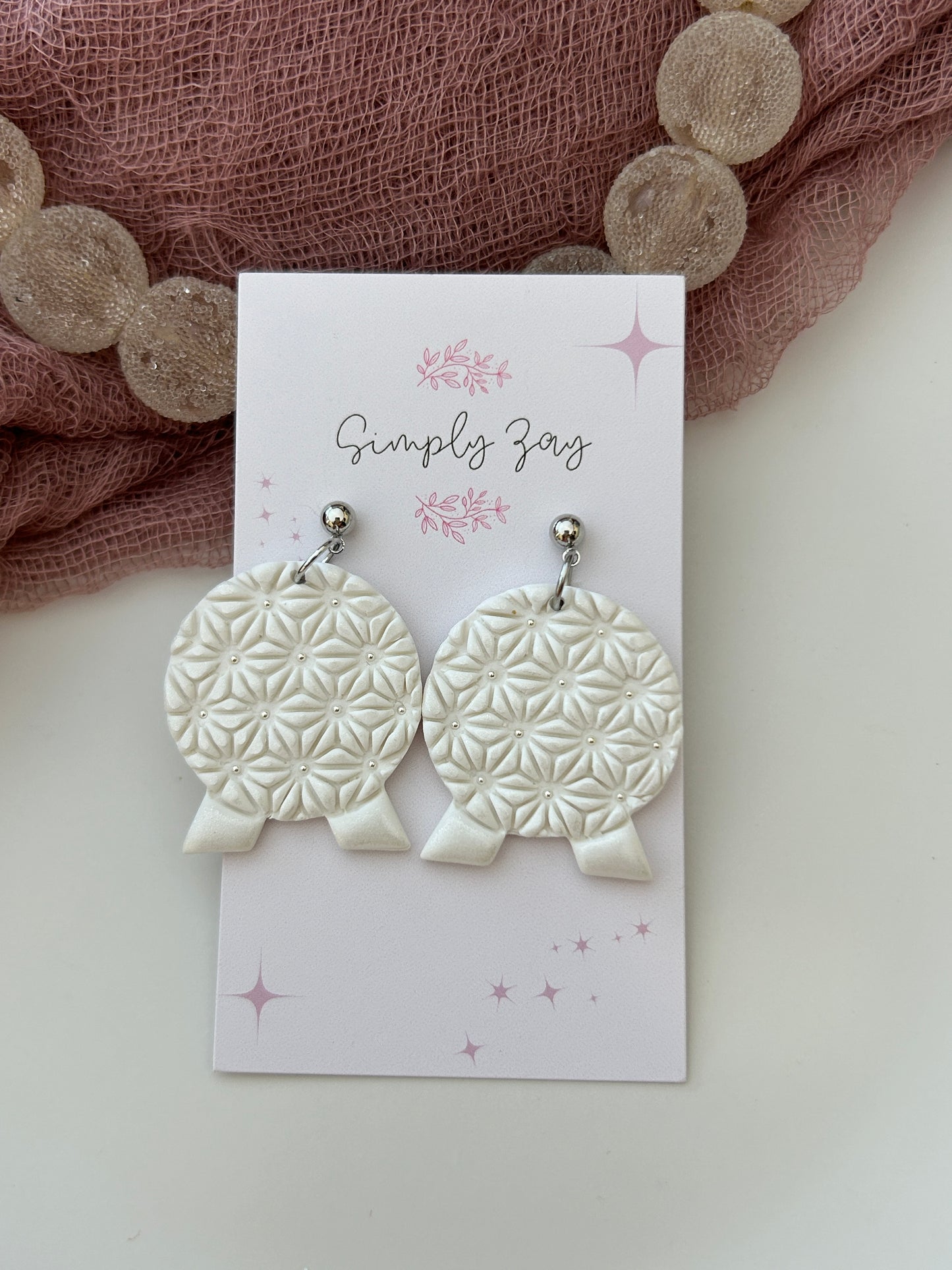 Spaceship Earth Earrings