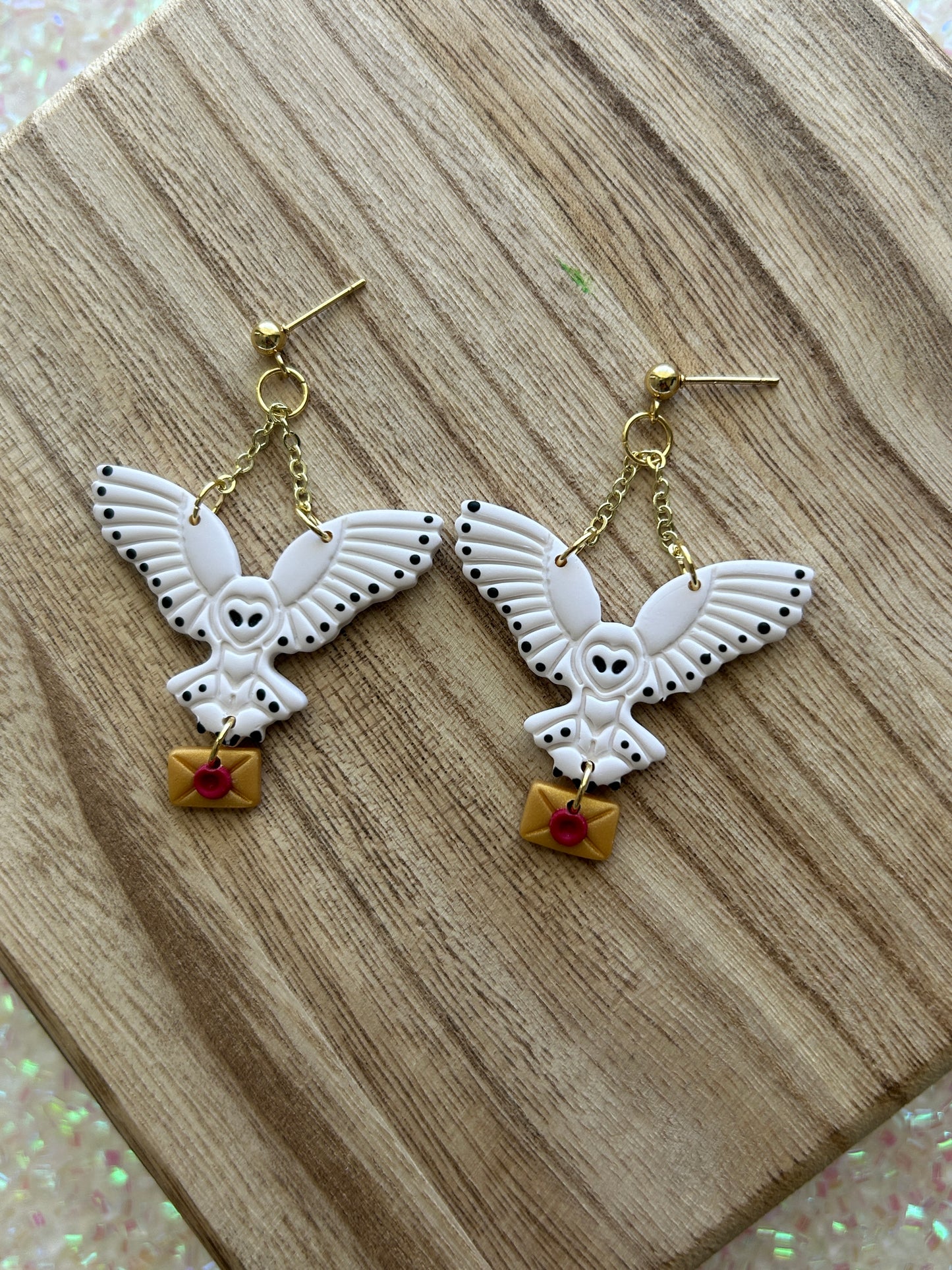 Owl Mail Earrings