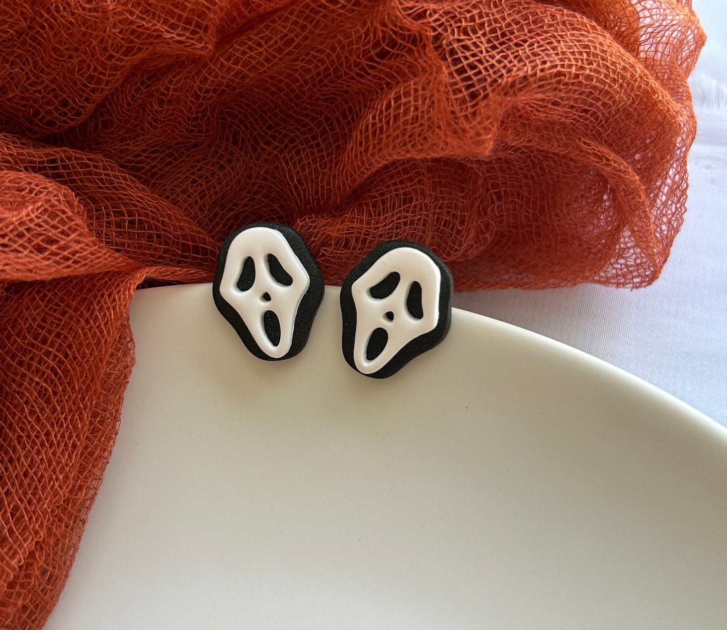 Ghost Face Studs