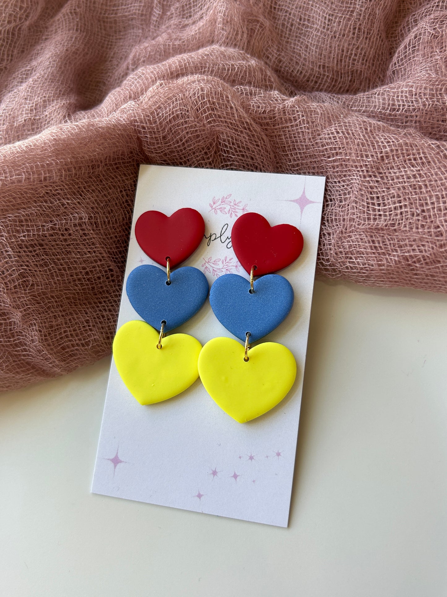 Three Tiered Princess Earrings