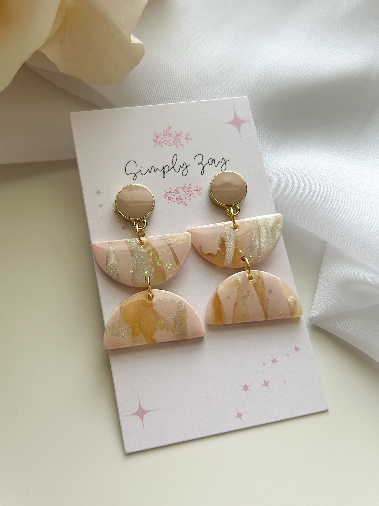 Blush Terrazzo Arch Drops
