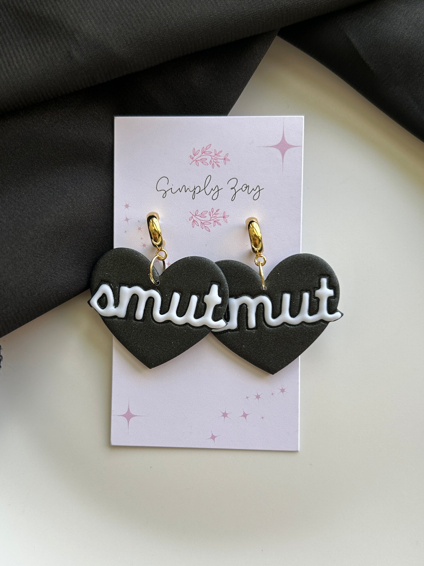 Smut Heart Earrings