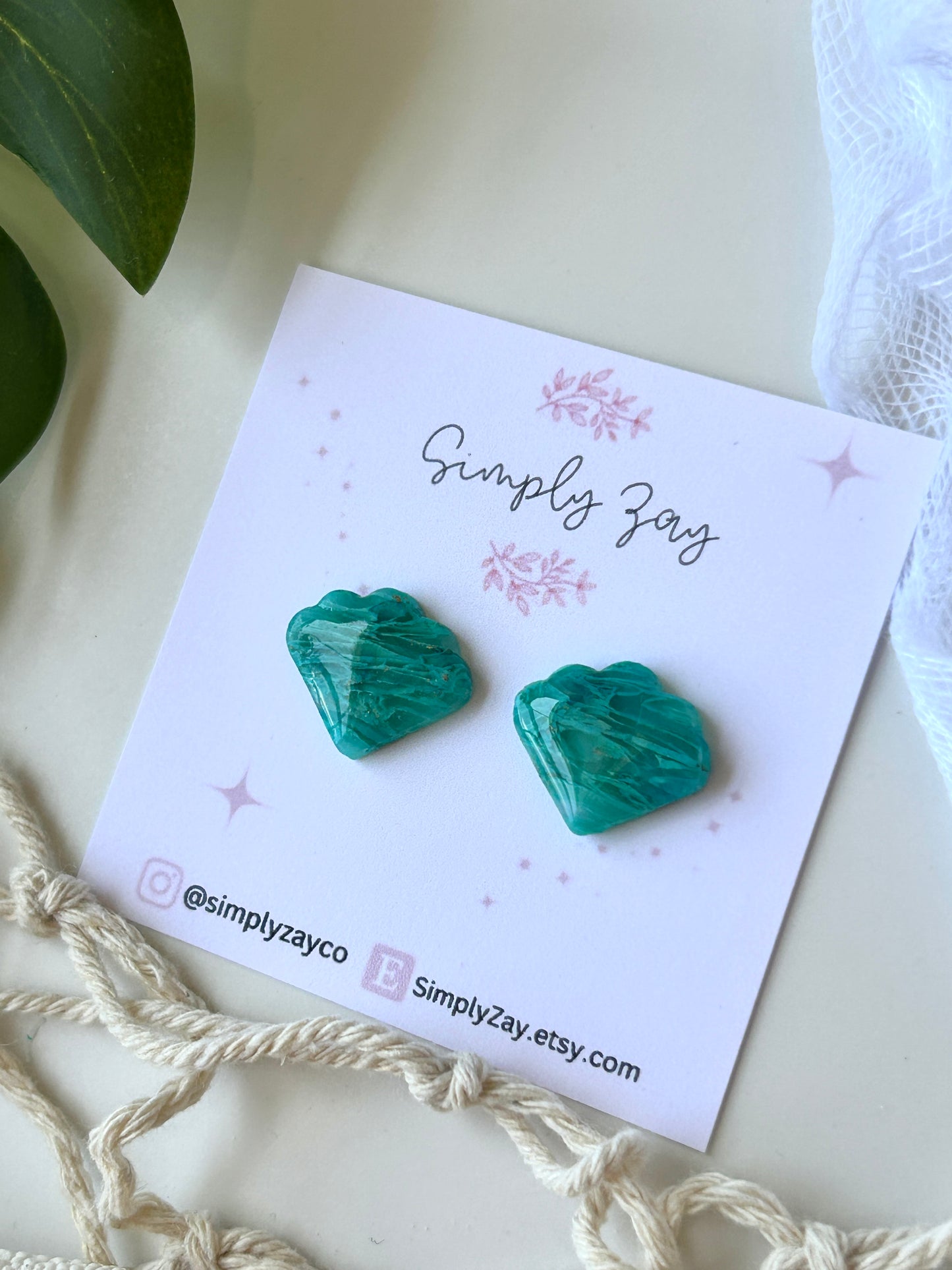 Seashell Ocean Inspired Studs