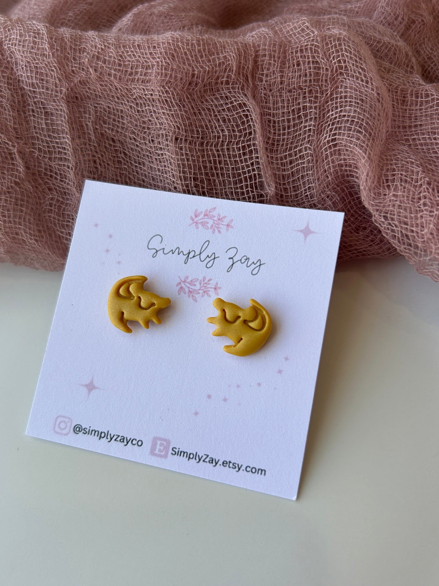 Lion Cub Earrings