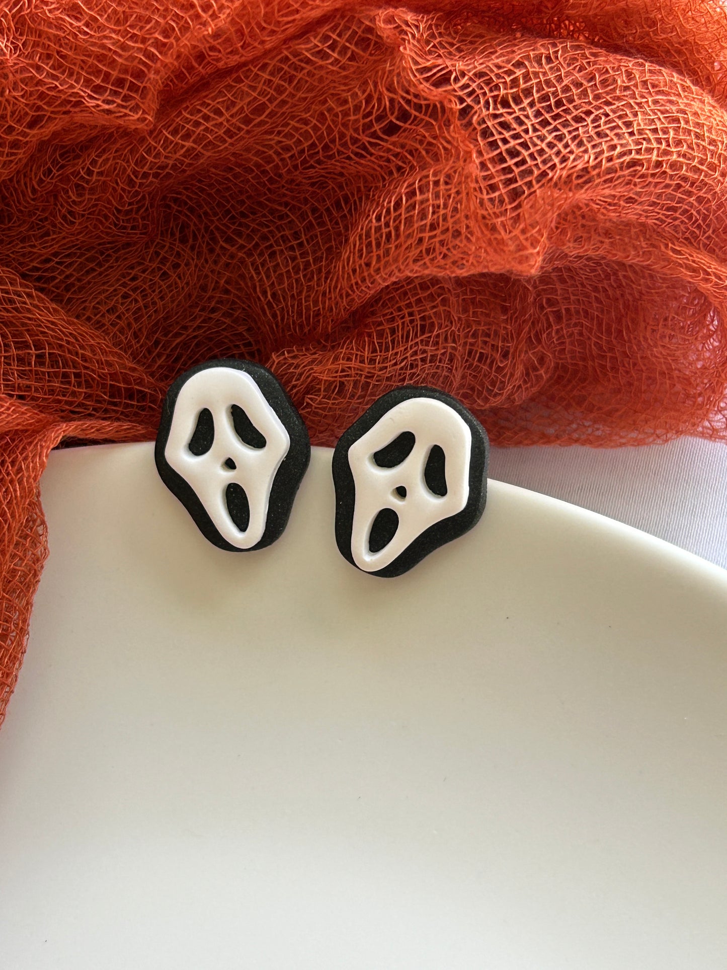 Ghost Face Studs
