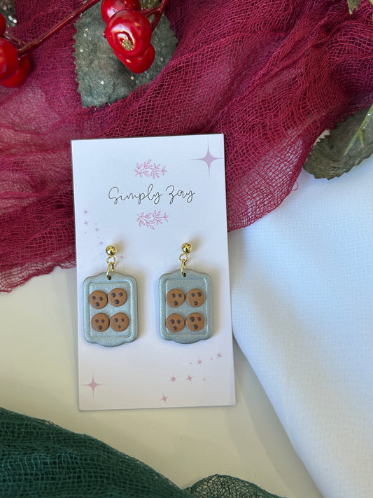 Cookie Tray Dangle Earrings
