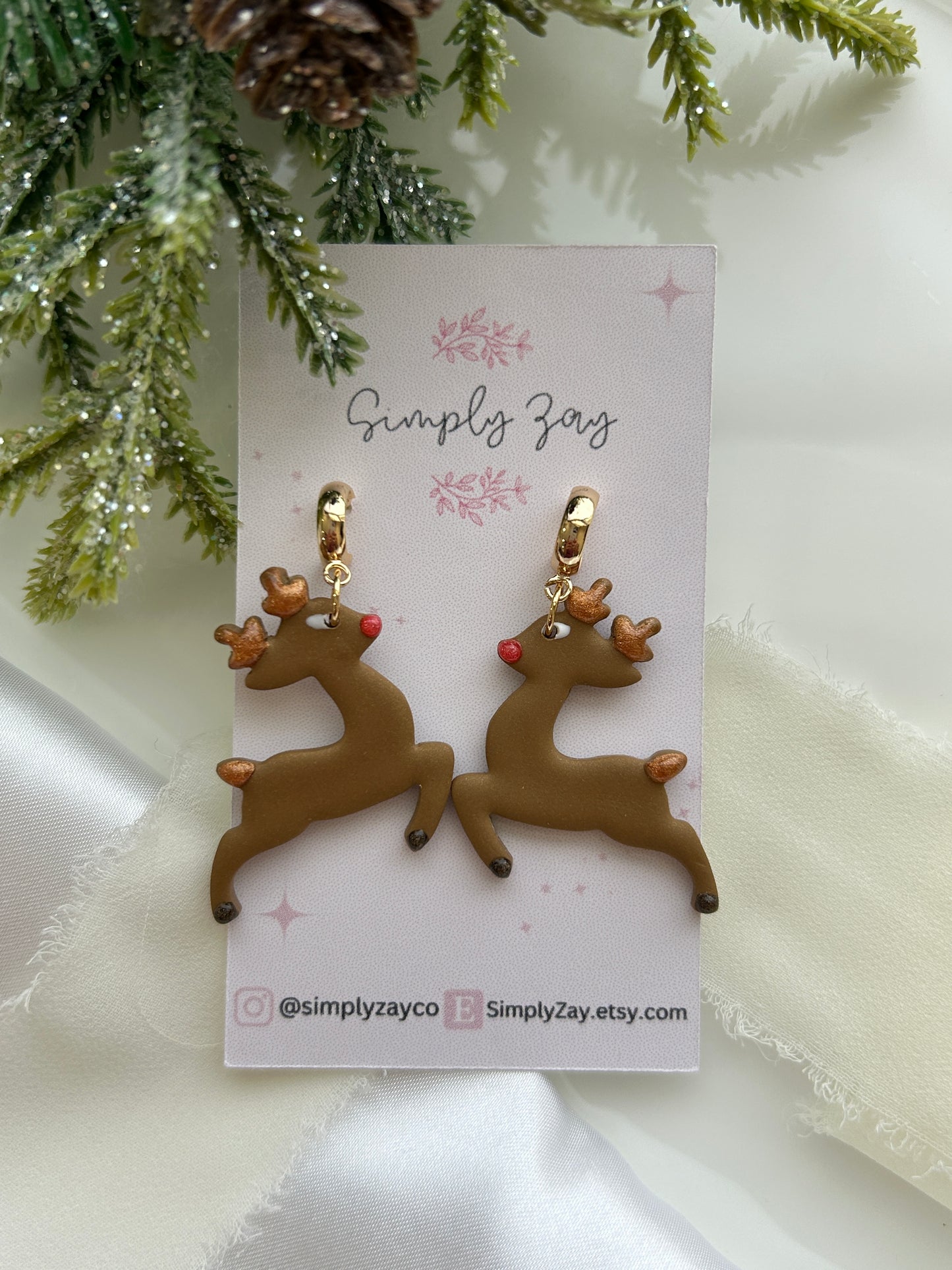 Reindeer Winter Dangles