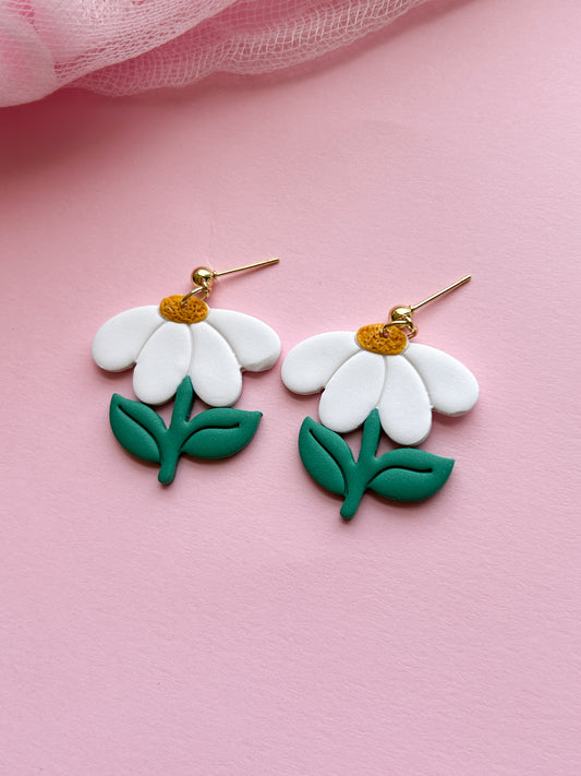 Daisy Clay Earrings