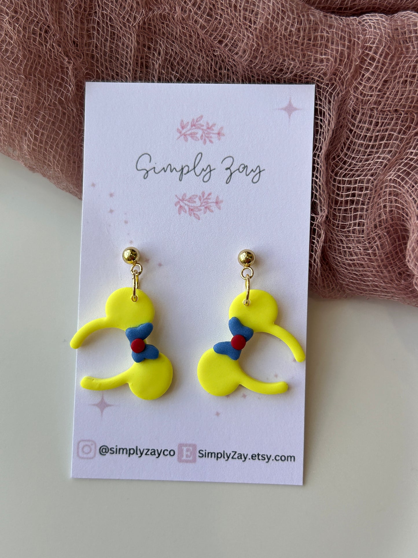 Mouse Headband Earrings