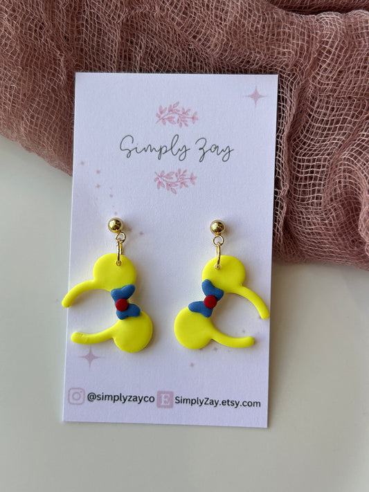 Mouse Headband Earrings