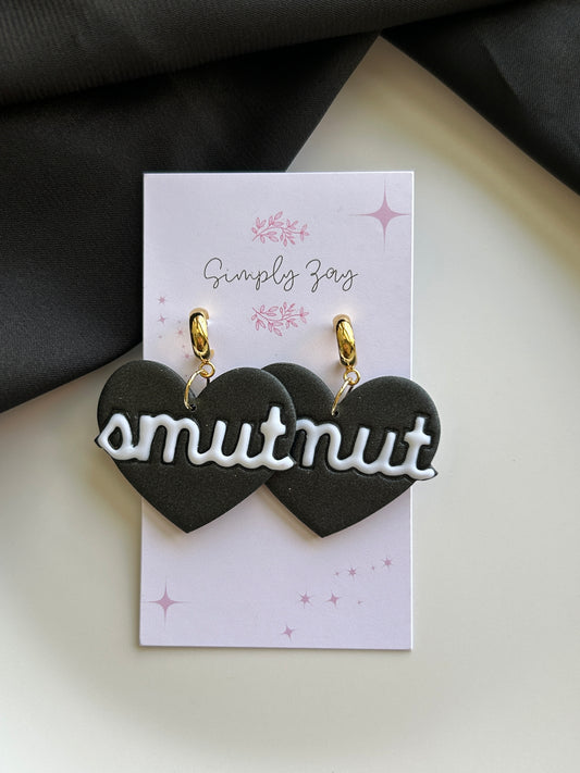 Smut Heart Earrings
