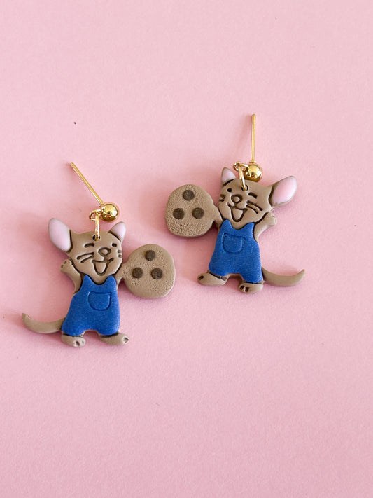Storytime Mouse Earrings