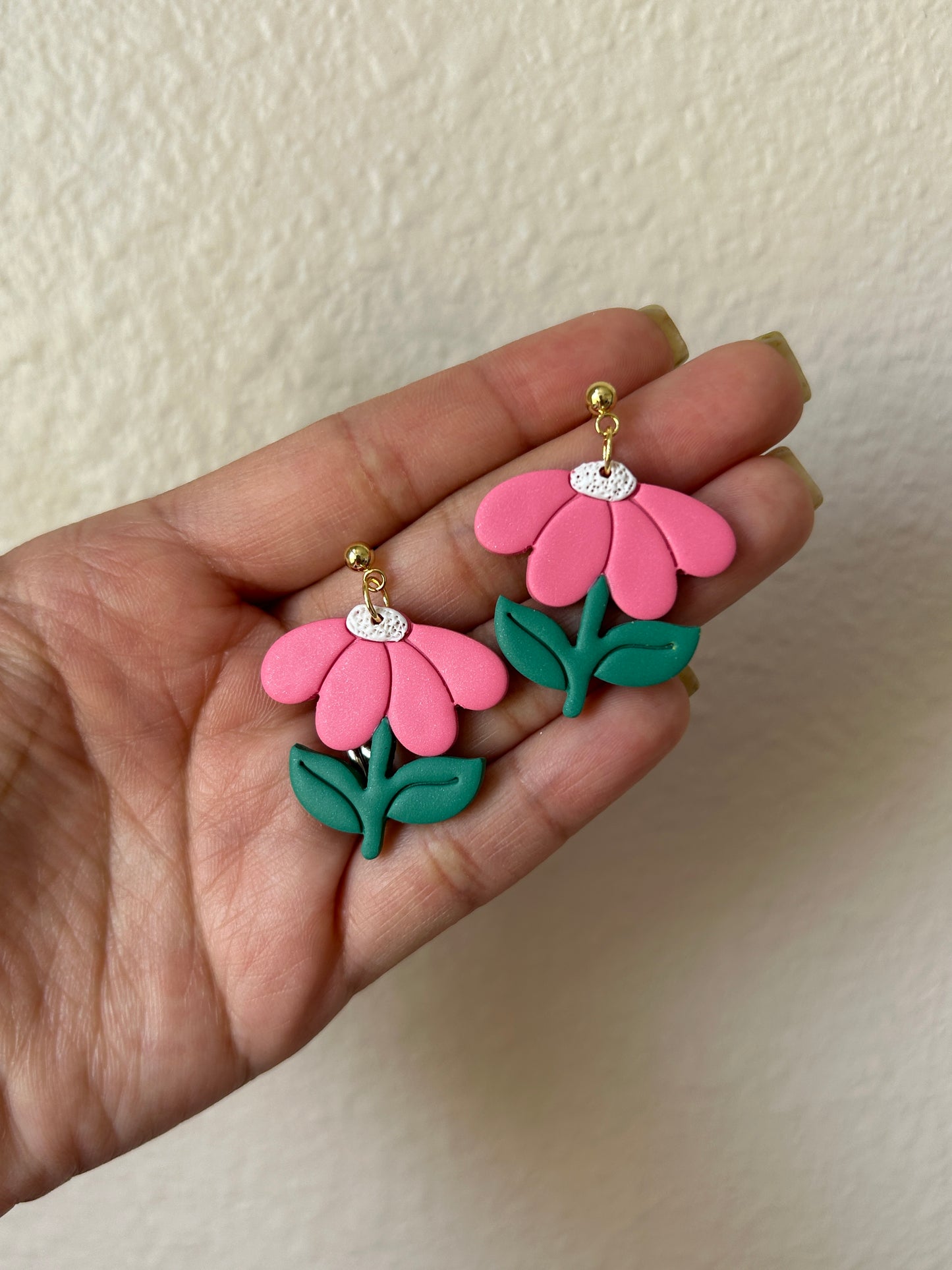 Daisy Clay Earrings