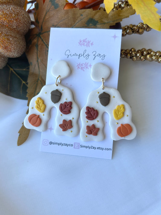 Fall Arch Earrings