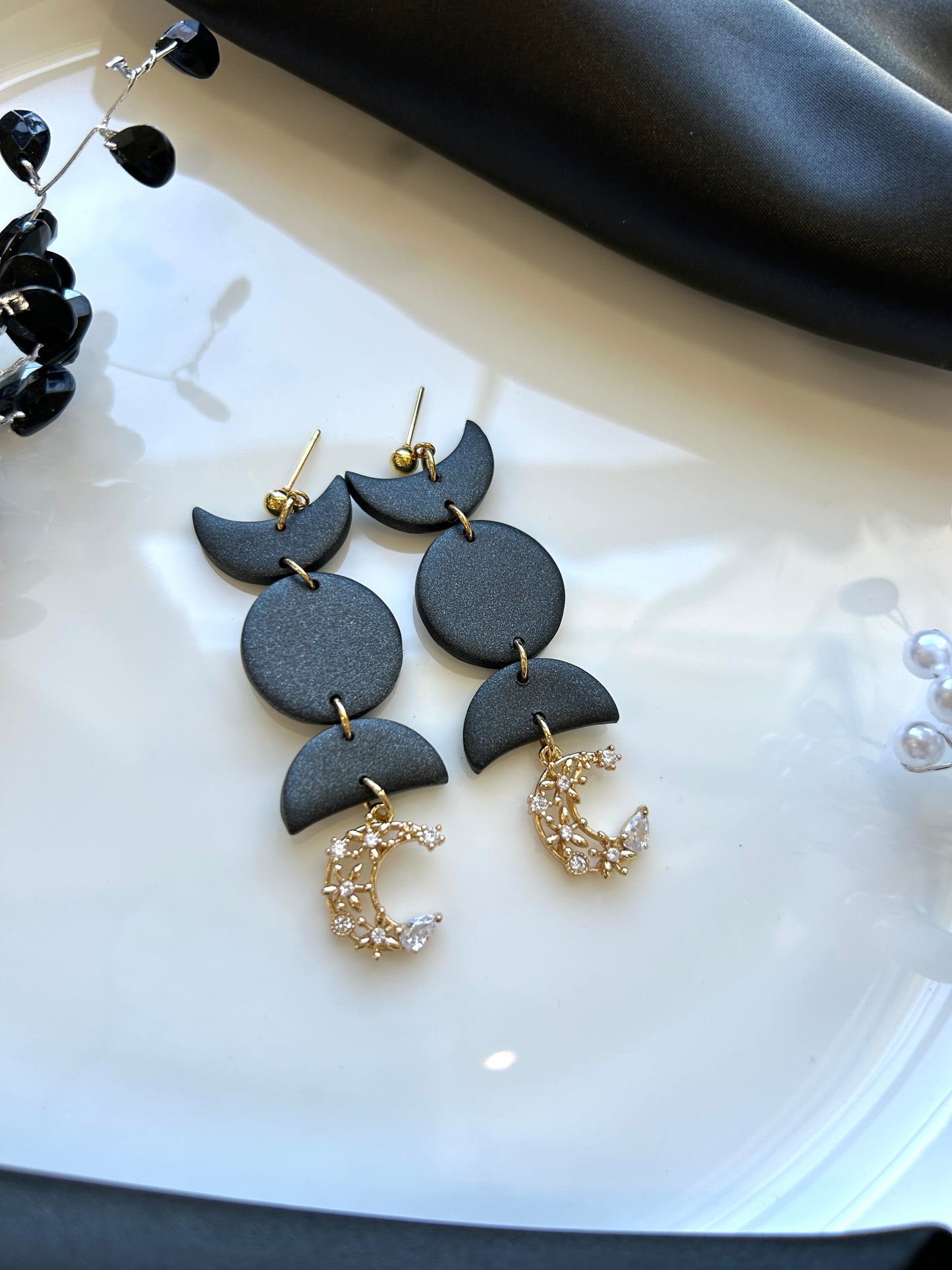 Feyre’ Tattoo Moon Earrings- Officially Licensed