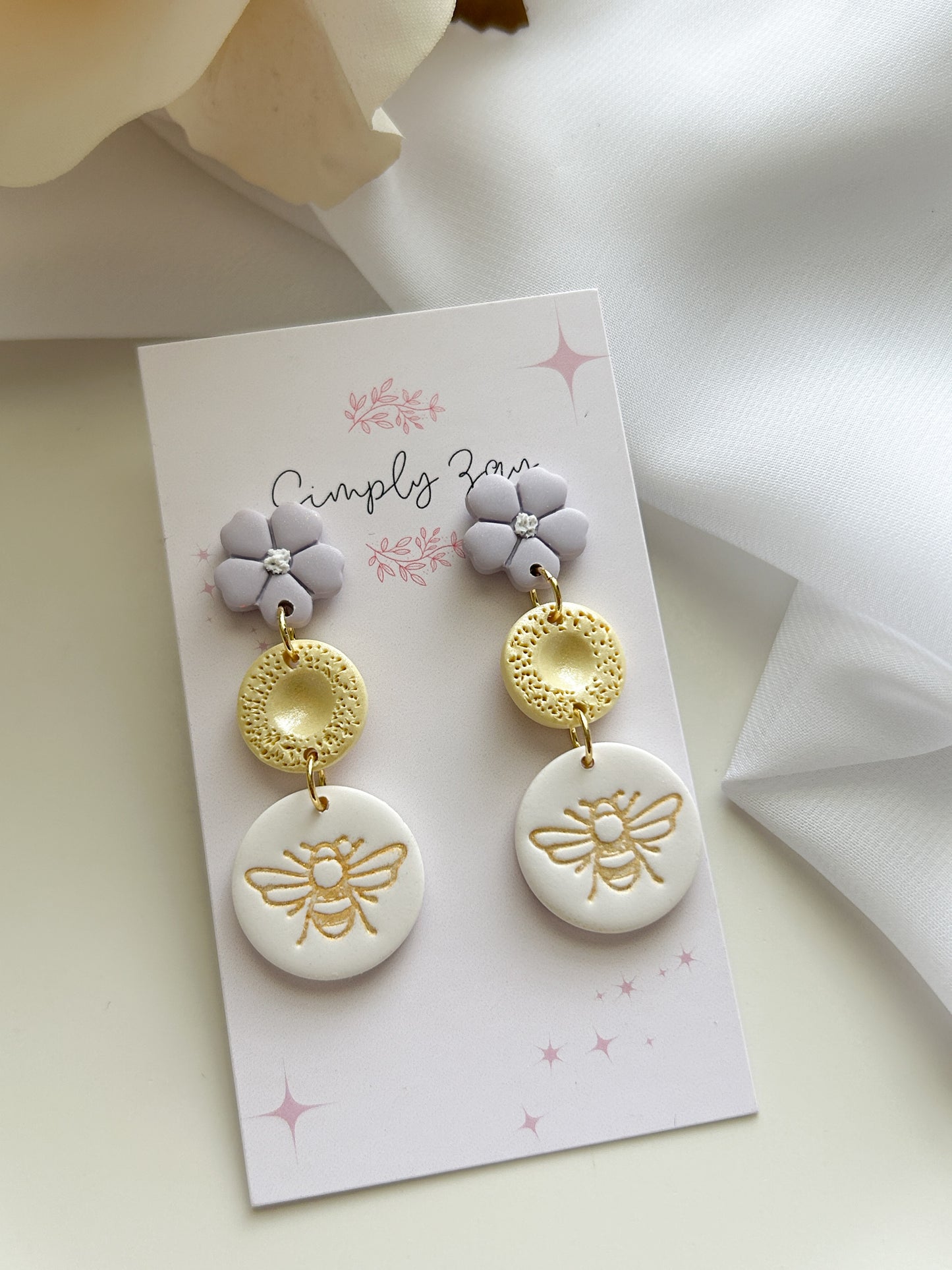 Lavender Bee Garden Drops