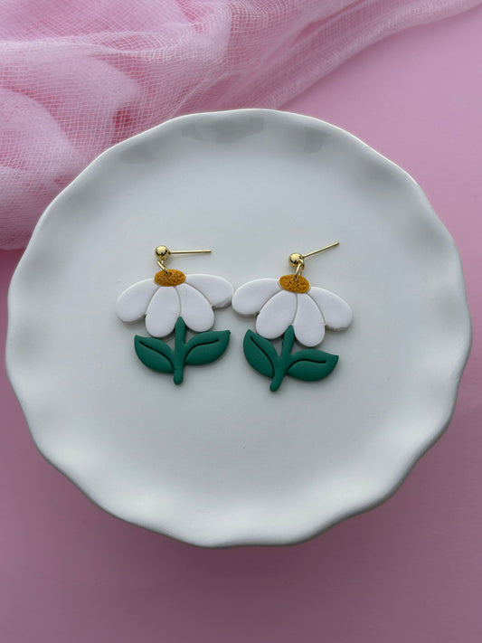 Daisy Clay Earrings