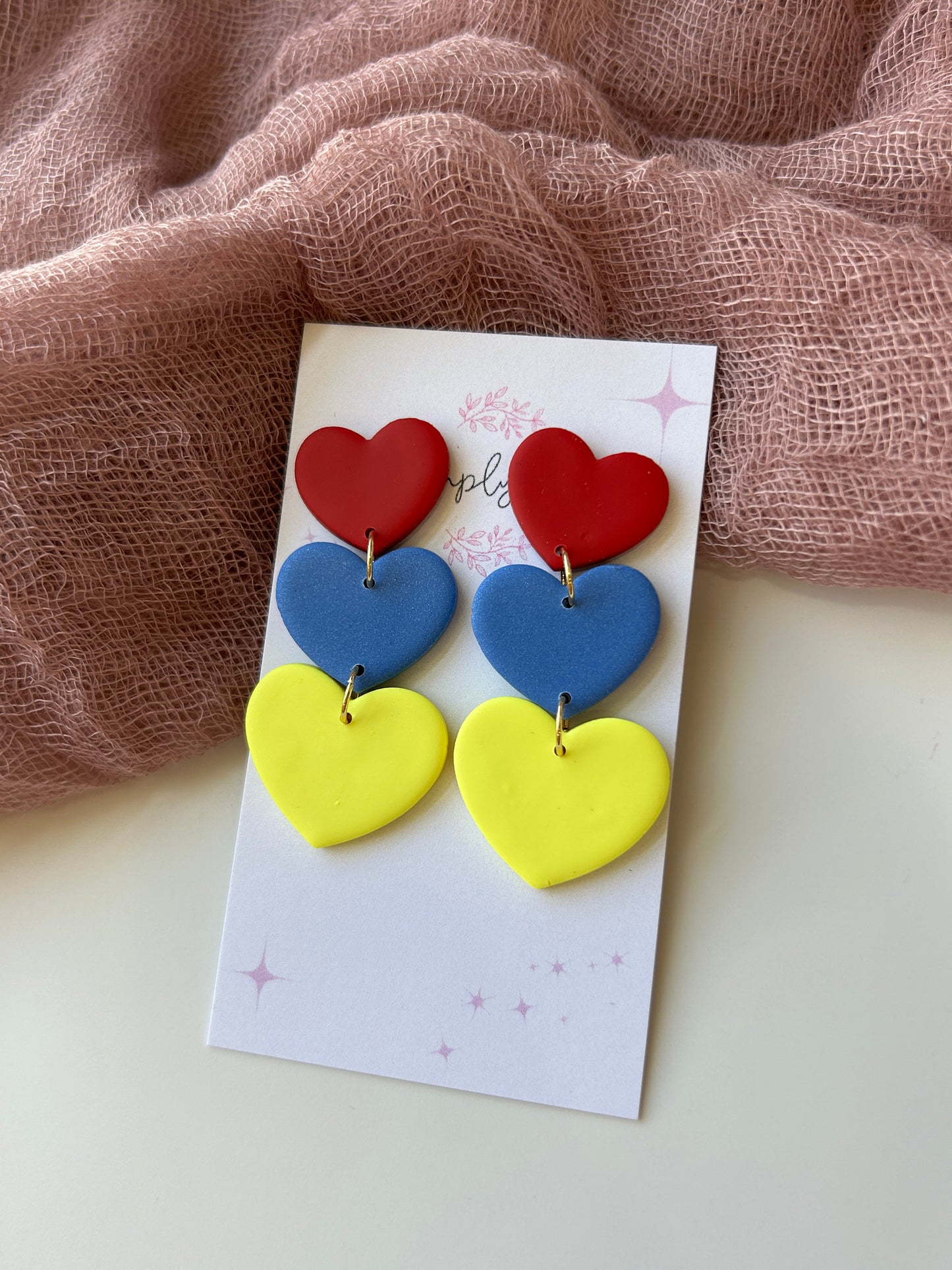 Three Tiered Princess Earrings