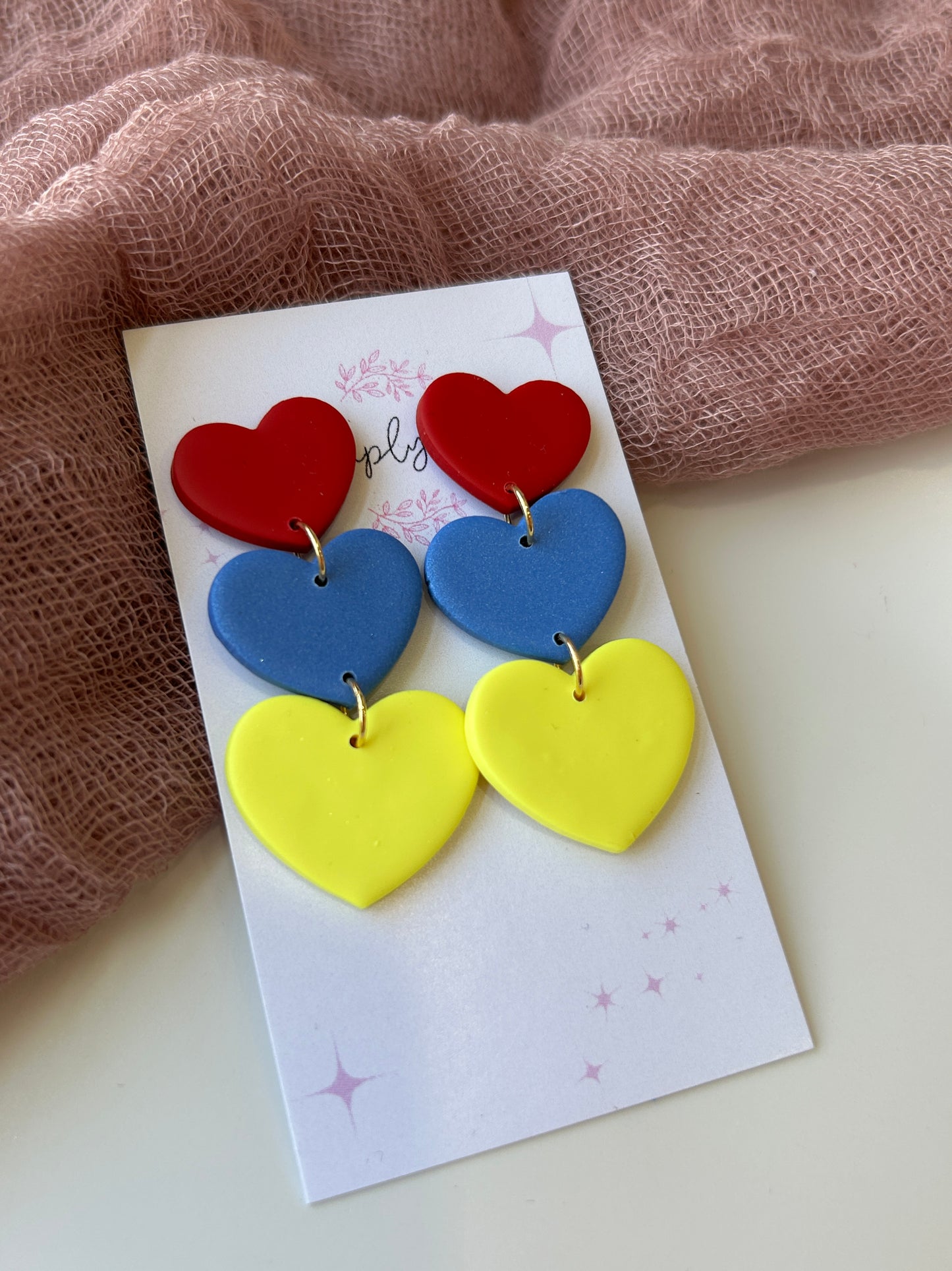 Three Tiered Princess Earrings