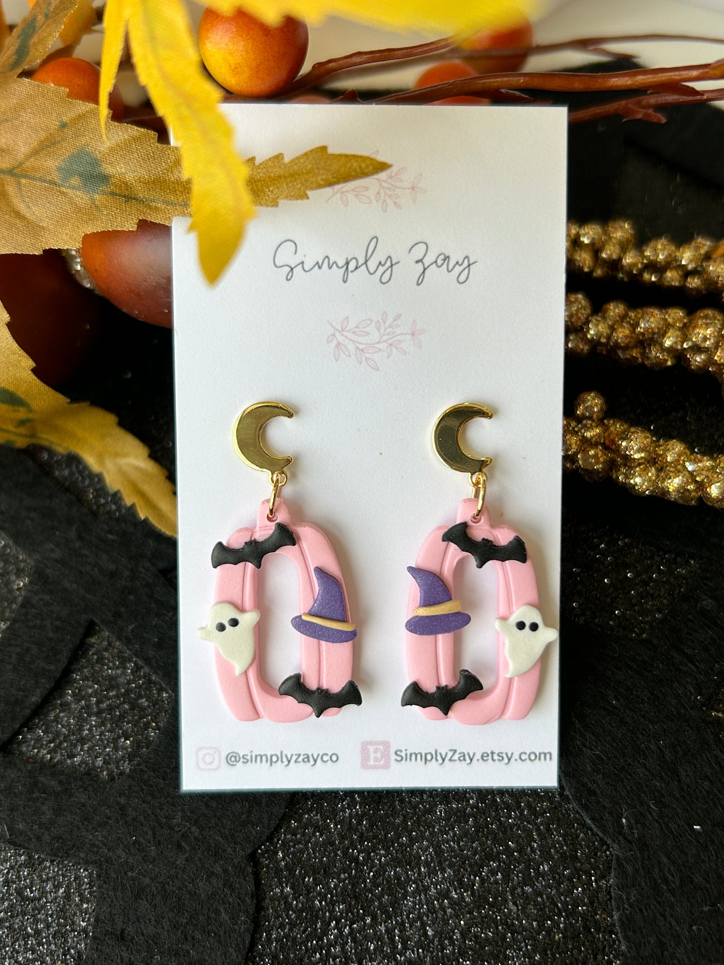 Pink Halloween Pumpkins