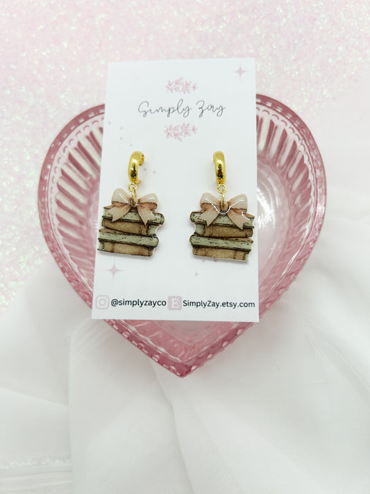 Stack of Books Dangles